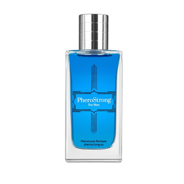 Lifestyle shot of PheroStrong Pheromone for Men 50ml in an upscale setting, emphasising its desirable pheromone scent for men.